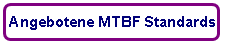 Liste angebotener MTBF Berechnungsstandards